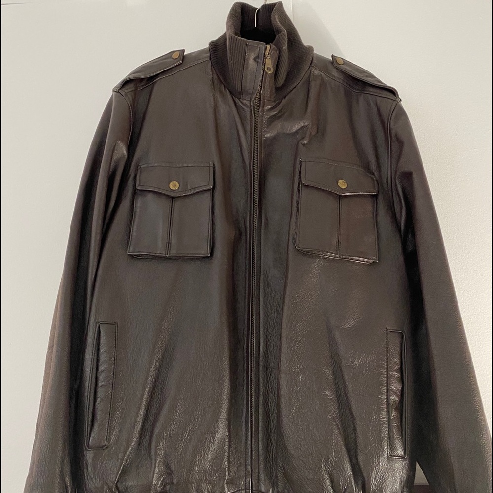 Men’s Brown Leather Jacket